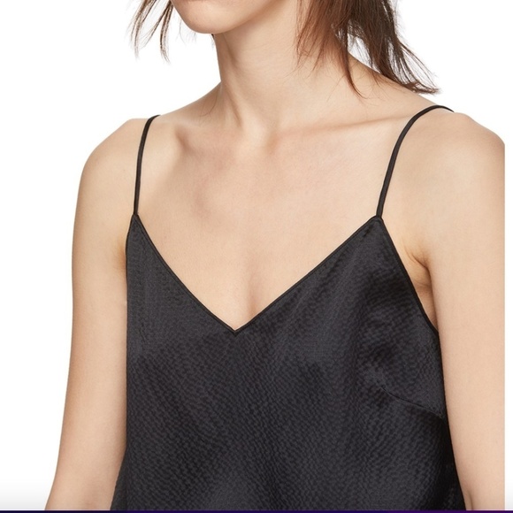 NWT RAG & BONE Black Astrid Silk Cami Slim Fit Top - XXS - Picture 5 of 14